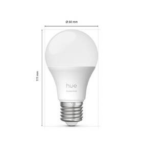 Chytrá žárovka Philips Essential Bluetooth, 8 W, A60, E27, White and Color Ambiance 

 obrázek produktu 3 z 8