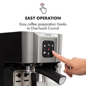 Espresso Klarstein BellaVita šedá barva
