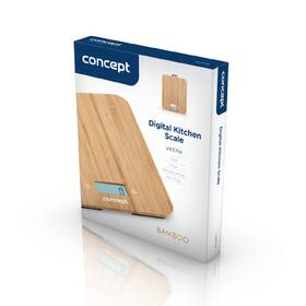 Kuchyňská váha Concept VK5714 BAMBOO, digitální, 15 kg 

 obrázek produktu 5 z 7