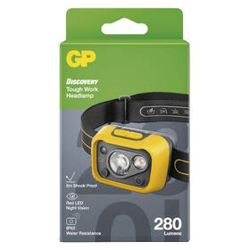 Čelovka GP Discovery CHW53, 280 lm šedá/žlutá

 obrázek produktu 2 z 2