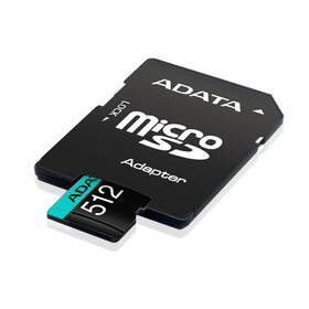 Paměťová karta ADATA MicroSDXC 512GB UHS-I (100R/80W) + adaptér 

 obrázek produktu 2 z 2