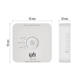 Detektor oxidu uhelnatého EMOS GoSmart TCS0101W, Wi-Fi 

 obrázek produktu 8 z 13
