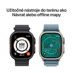 Chytré hodinky Apple GPS + Cellular 49mm černý titan - černý titanový milánský tah - M 

 obrázek produktu 9 z 11