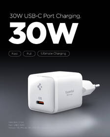 Nabíječka do sítě Spigen Essential 30W 1xUSB-C bílá

 obrázek produktu 2 z 7