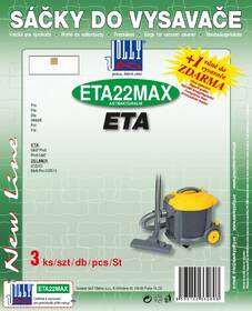 Sáčky do vysavače Jolly MAX ETA 22 (3 ks) 

 obrázek produktu 1 z 1
