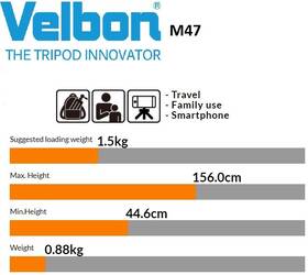 Stativ Velbon M47 

 obrázek produktu 8 z 8