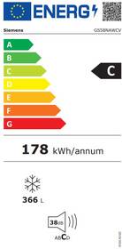 Mraznička Siemens GS58NAWCV bílá barva
