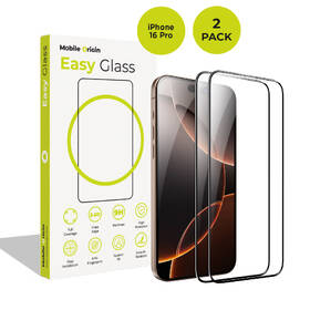 Tvrzené sklo Mobile Origin EasyGlass na Apple iPhone 16 Pro (2 ks) 

 obrázek produktu 8 z 8