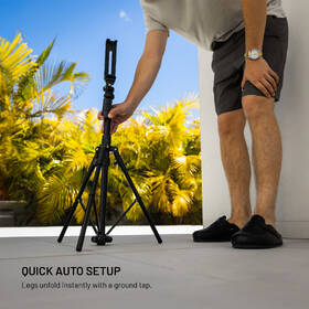 Držák na mobil FIXED Creator Extra Long Tripod, 1/4" závit, 1,9m černý

 obrázek produktu 6 z 10