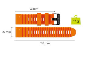 Řemínek Mobile Origin Easy Strap Silicone Watch 22mm oranžový

 obrázek produktu 3 z 6