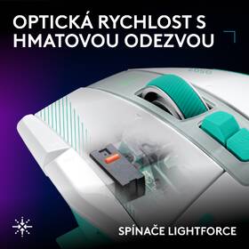 Myš Logitech G502 X Plus mentolová

 obrázek produktu 17 z 19