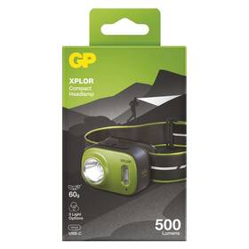Čelovka GP Xplor PHR17, 500 lm černá barva
