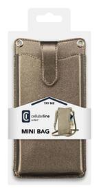 Pouzdro na mobil CellularLine Mini Bag na krk bronzové

 obrázek produktu 3 z 3