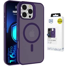 Kryt na mobil 3mk na Apple iPhone 16 Pro Max - Hardy Hazy MagCase fialový

 obrázek produktu 1 z 11