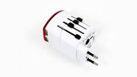 Cestovní adaptér PLATINET OTRA2-BK4in1, 1x USB bílý

 obrázek produktu 1 z 4