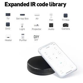Ovladač Tellur WiFi Smart sada pro IR dálkové ovládání, snímač teploty a vlhkosti, USB-C 

 obrázek produktu 6 z 9