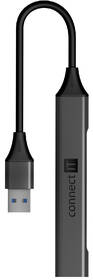 USB Hub Connect IT USB-A (1xUSB-A 3.0, 3xUSB-A 2.0) šedý

 obrázek produktu 1 z 5