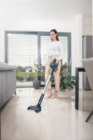 Tyčový vysavač ETA 1233 90000 šedá barva
