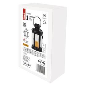 LED dekorace EMOS 1 LED lucerna černá, 18,5 cm, 1x CR2032, vnitřní, vintage 

 obrázek produktu 6 z 6