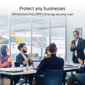 Komplexní Wi-Fi systém Asus ExpertWiFi EBM68 AX7800 Tri-band Mesh Wi-Fi 6 (2-pack) bílá barva
