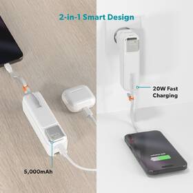 Powerbanka Epico UltraPack 2in1 5000mAh bílá

 obrázek produktu 7 z 7