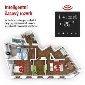 Termostat EMOS GoSmart P56201BUF Wi-Fi černý

 obrázek produktu 11 z 18