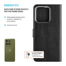 Pouzdro na mobil flipové FIXED Opus na Motorola Moto G15/Power černé

 obrázek produktu 2 z 7