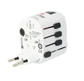 Cestovní adaptér SKROSS World, vč. adaptéru pro ostatní vidlice, univerzální bílý

 obrázek produktu 6 z 9