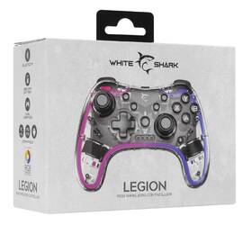 Gamepad White Shark LEGION, pro PC, PS3/PS4, Android, IOS průhledný

 obrázek produktu 6 z 6