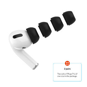 Náhradní špunty FIXED Plugs Pro pro Apple AirPods Pro/Pro 2, 2 sady, pěnové, velikost L 

 obrázek produktu 4 z 5