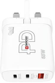 Cestovní adaptér SKROSS USB A+C 65W GaN UK, Power Delivery, typ G 

 obrázek produktu 8 z 9