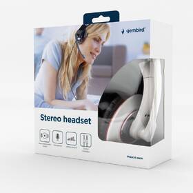 Headset Gembird MHS-001 Gaming bílý

 obrázek produktu 5 z 5