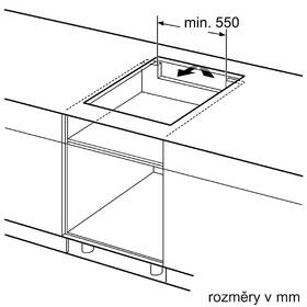 Indukční varná deska Bosch PWP611BB5E černá barva
