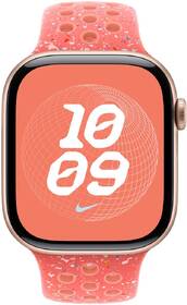 Řemínek Apple 40mm žhavě oranžový Nike sportovní řemínek - M/L 

