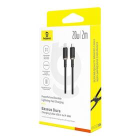 Kabel Baseus Dura USB-C/Lightning, 20W, 2m černý/zlatý

 obrázek produktu 15 z 16