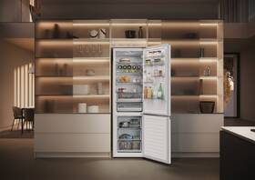 Chladnička s mrazničkou Haier HDPW5620ANPW bílá barva
