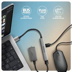 USB Hub Axagon ALU STRIP USB-A 4 port hliník

 obrázek produktu 3 z 4