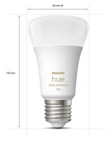 Chytrá žárovka Philips Bluetooth, 8W, E27, White Ambiance 

 obrázek produktu 3 z 6