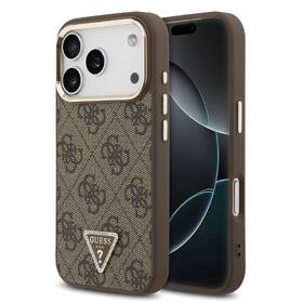 Kryt na mobil Guess 4G Strass Triangle Logo Gold Frame MagSafe na Apple iPhone 18 Pro hnědý

 obrázek produktu 5 z 6