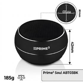 Přenosný reproduktor Prime3 ABT03 Soul černý

 obrázek produktu 1 z 1