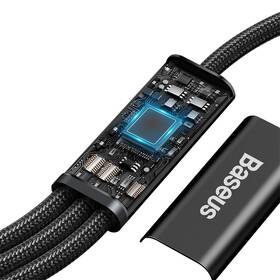 Kabel Baseus Rapid Series 3v1 USB-C (Micro USB/Lightning/USB-C) PD 20W 1,5m černý

 obrázek produktu 4 z 10