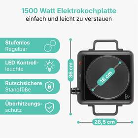 Vařič elektrický Clatronic EKP 3582 černý

 obrázek produktu 3 z 8