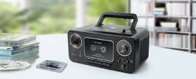 Radiomagnetofon s CD MUSE M-182RDC černý

 obrázek produktu 1 z 3