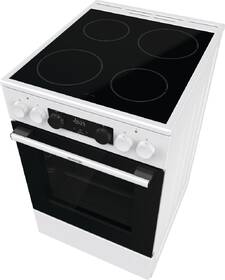 Sklokeramický sporák Gorenje GEC5C61WG bílá barva
