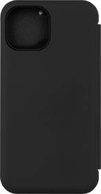 Pouzdro na mobil flipové WG Evolution Deluxe na Apple iPhone 13 černá barva
