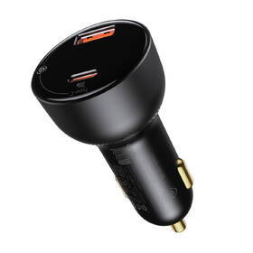 Adaptér do auta Baseus Supreme PPS 1x USB, 1x USB-C 95W + USB-C kabel 100W 1m černý

 obrázek produktu 3 z 9