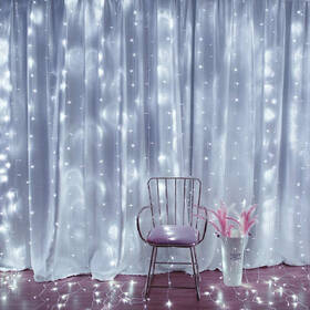 Vánoční osvětlení ColorWay vnitřní, 300 LED, 3× 3m, 220–240V AC, studená bílá 

 obrázek produktu 9 z 18