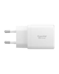 Nabíječka do sítě Spigen Essential 20W 1xUSB-C/1xUSB-A bílá

 obrázek produktu 2 z 8