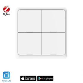 Vypínač iQtech Smartlife SC04 Přepínač scén 4x, Zigbee 3.0 

 obrázek produktu 1 z 4