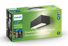 Nástěnné svítidlo Philips Stratosphere Up/Down, 2xLED, neutrální bílá - antracitové 

 obrázek produktu 3 z 3